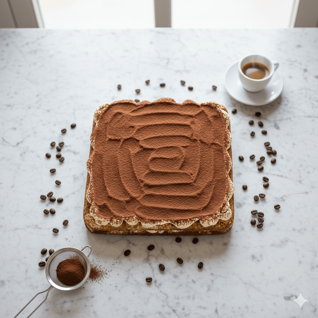 Keto Tiramisu Sheet Cake - Square Tray (3 days Pre - order) - SK Homemade Cakes