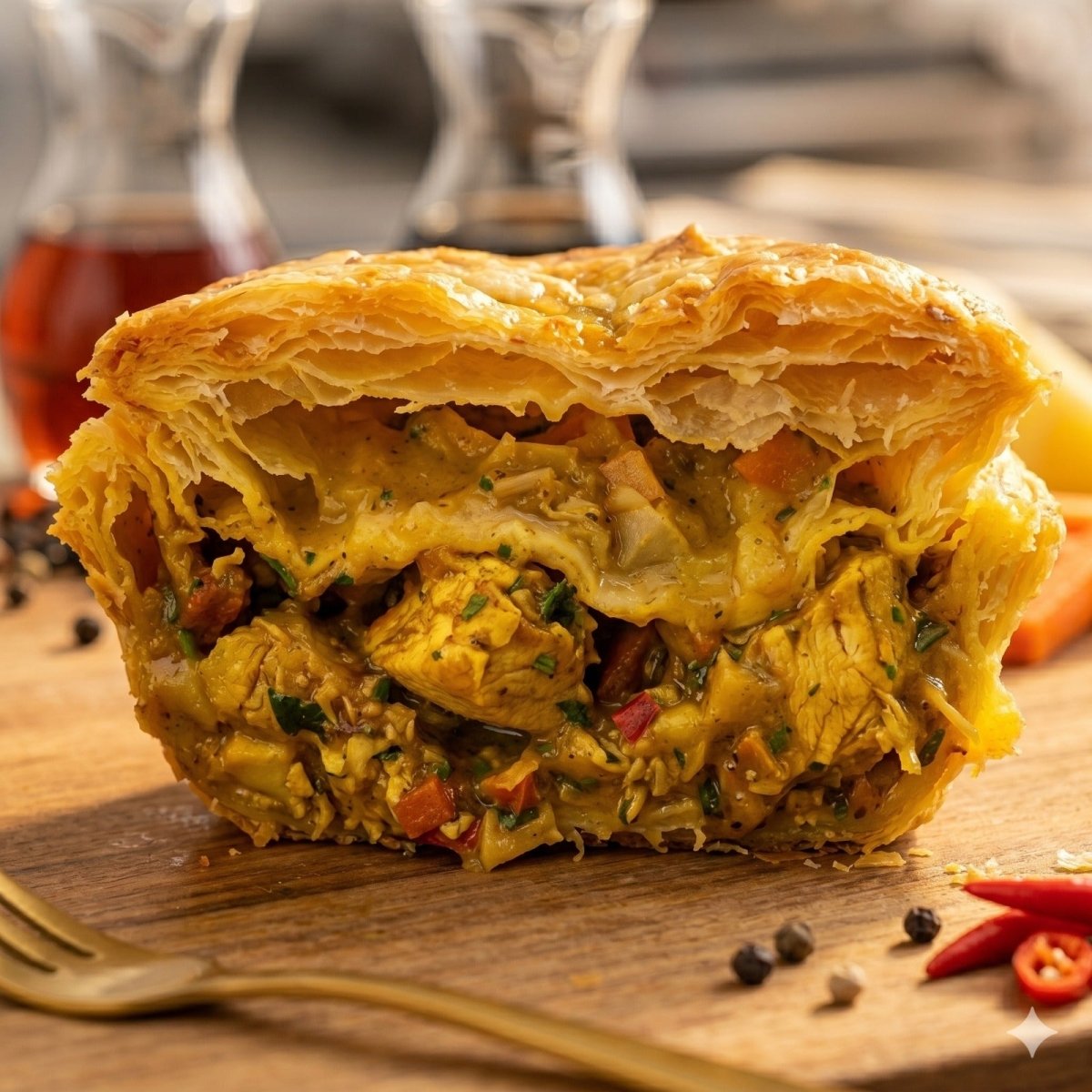 Lemongrass Turmeric Chicken Pie (Available Daily) - SK Homemade Cakes