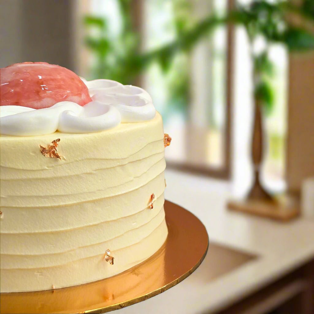 Lychee Rose Cake - Whole Cake (5 - days Pre - order) - SK Homemade Cakes