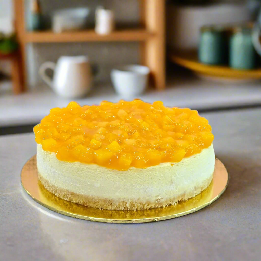 Mango Cheesecake - Whole Cake (Available Daily) - SK Homemade Cakes
