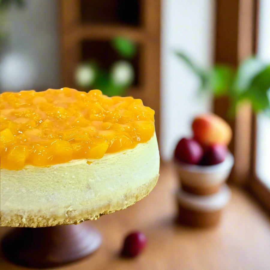 Mango Cheesecake - Whole Cake (Available Daily) - SK Homemade Cakes