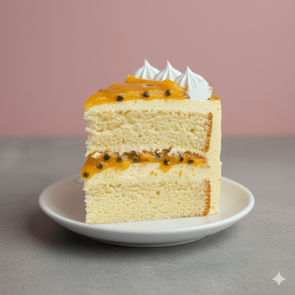 Mango Passion Fruit Cake - Whole Cake (5 - days Pre - order) - SK Homemade Cakes
