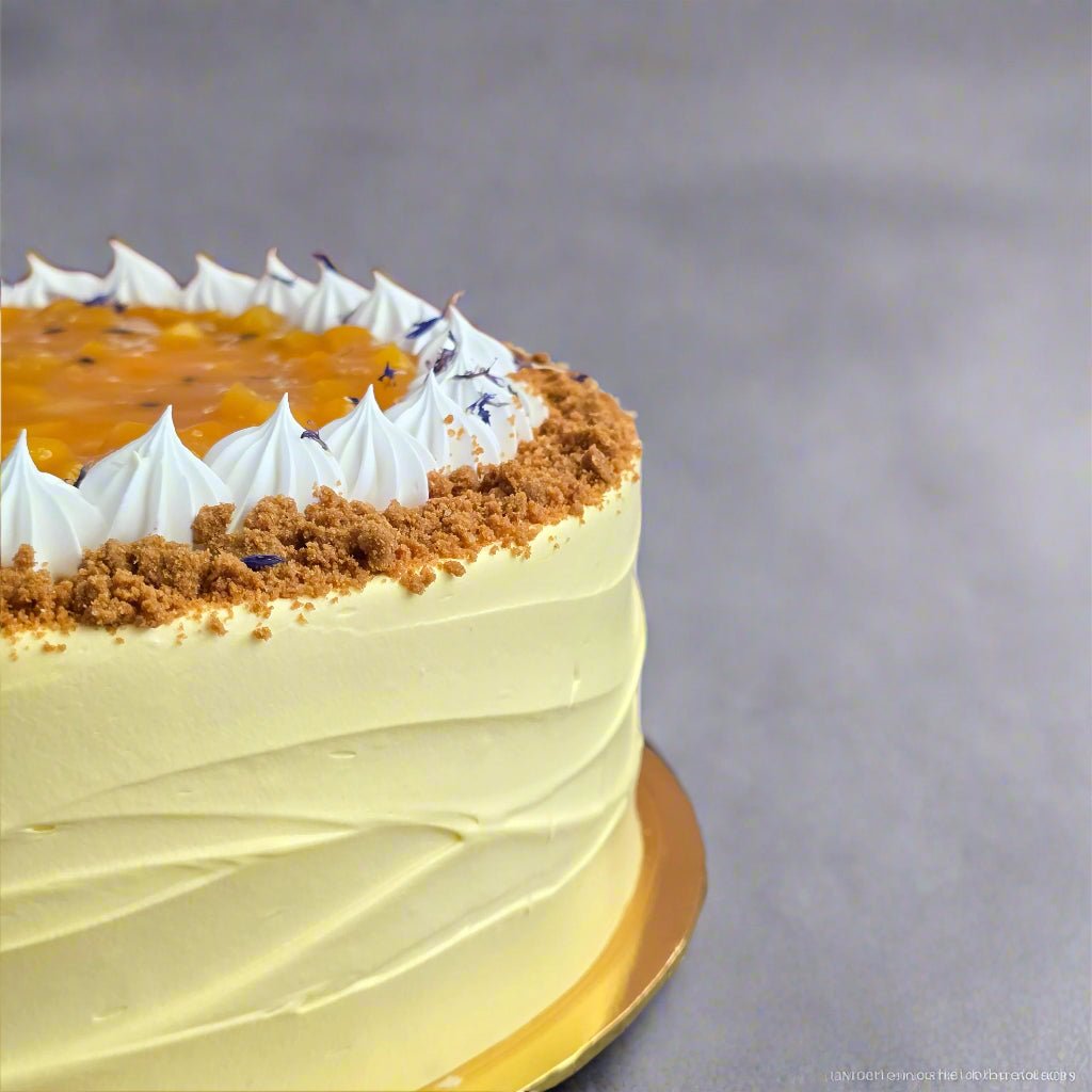 Mango Passion Fruit Cake - Whole Cake (5 - days Pre - order) - SK Homemade Cakes