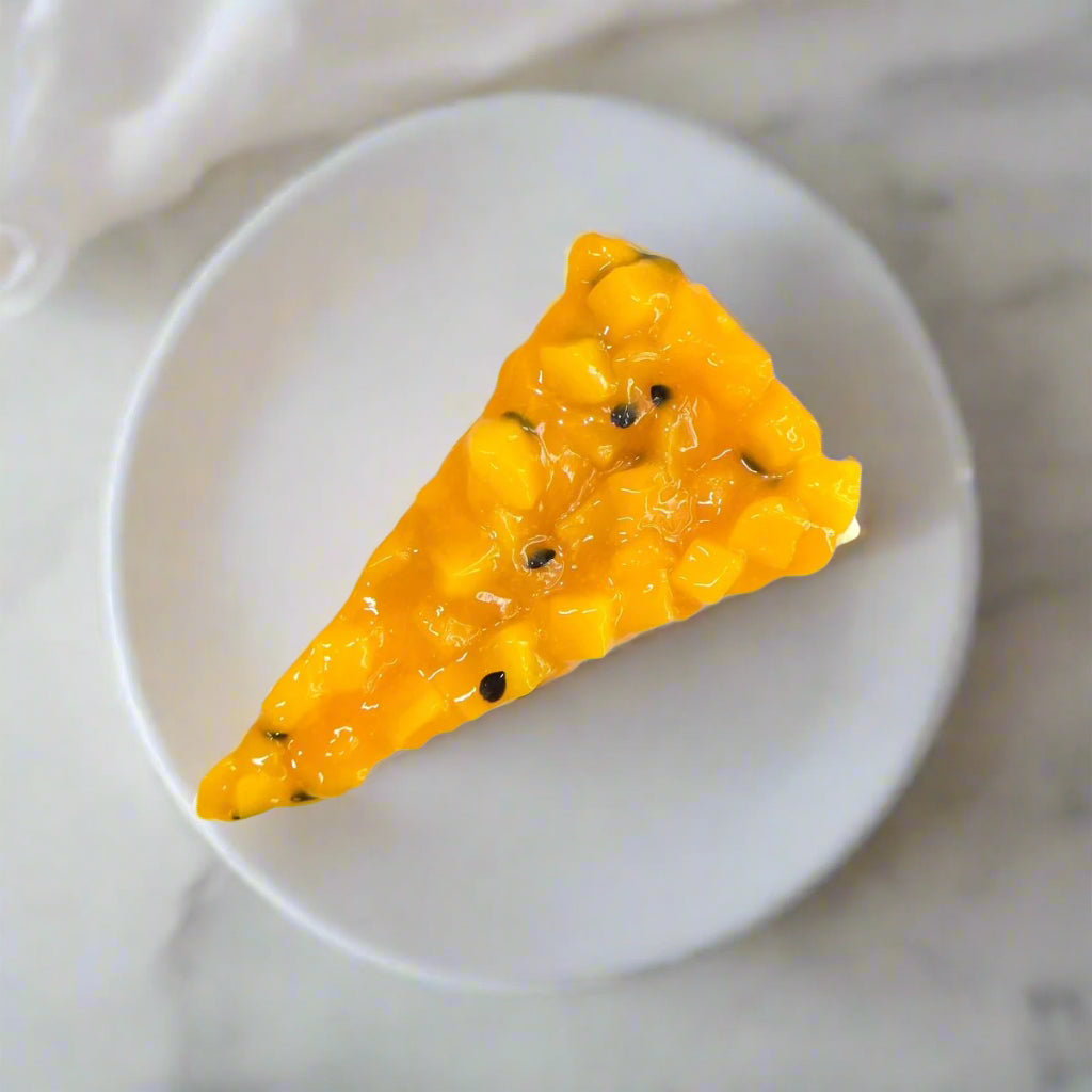 Mango Passion Fruit Cheesecake - Whole Cake (5 - days Pre - order) - SK Homemade Cakes