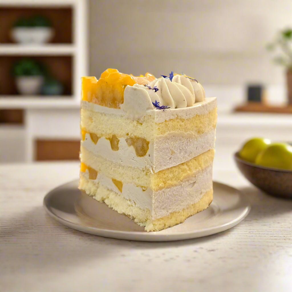 NEW! Wuyi Mango Lime Cake - Slice Cake (Available Daily) - SK Homemade Cakes