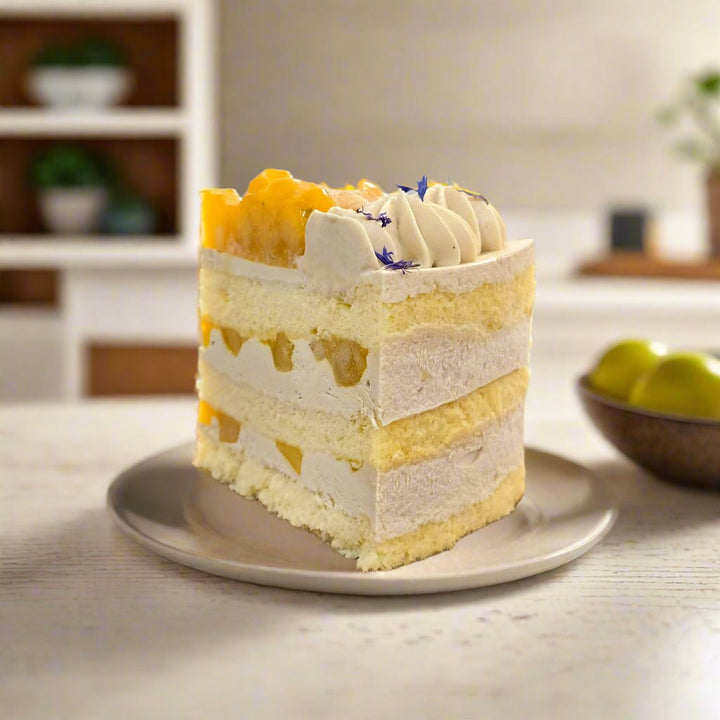 NEW! Wuyi Mango Lime Cake - Slice Cake (Available Daily) - SK Homemade Cakes