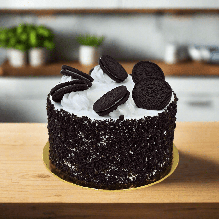 Oreo Ice Cream Cake (Eggless) - 15cm Whole Cake (Available Daily) - SK Homemade Cakes