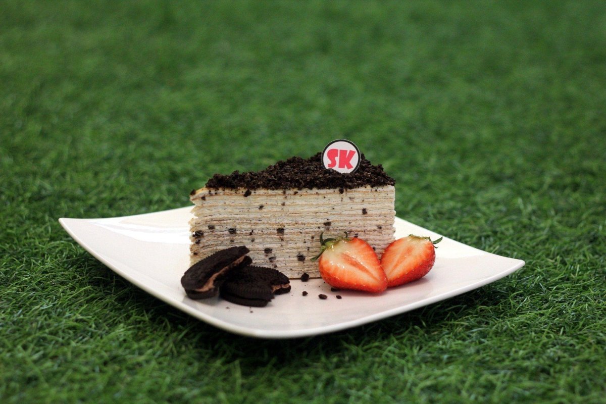 Oreo Mille Crepe 1 pc SLICE CAKE (Available Daily) - SK Homemade Cakes-1pc--