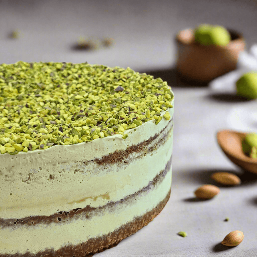 Pistachio Tiramisu Cake - 15cm Whole Cake (Available Daily) - SK Homemade Cakes