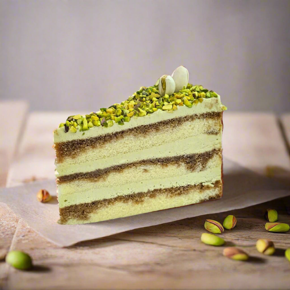 Pistachio Tiramisu Cake - 15cm Whole Cake (Available Daily) - SK Homemade Cakes