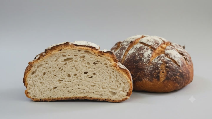 Rustic on the outside, soft on the inside. Our 100% Gluten-Free Rustic Bread is handcrafted for everyday enjoyment—perfect toasted or served alongside your favorite meal.