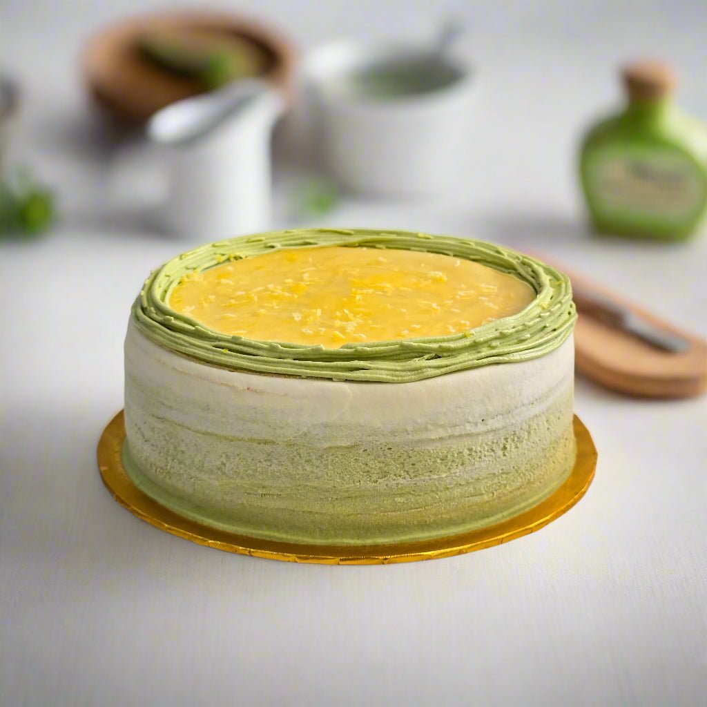 Shiru Matcha Yuzu Mille Crepe - Whole Cake (5days Pre - order) - SK Homemade Cakes