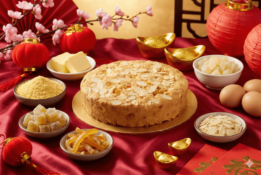 Traditional Sujee Cake - Loaf Whole Cake (CNY Pre - order) - SK Homemade Cakes