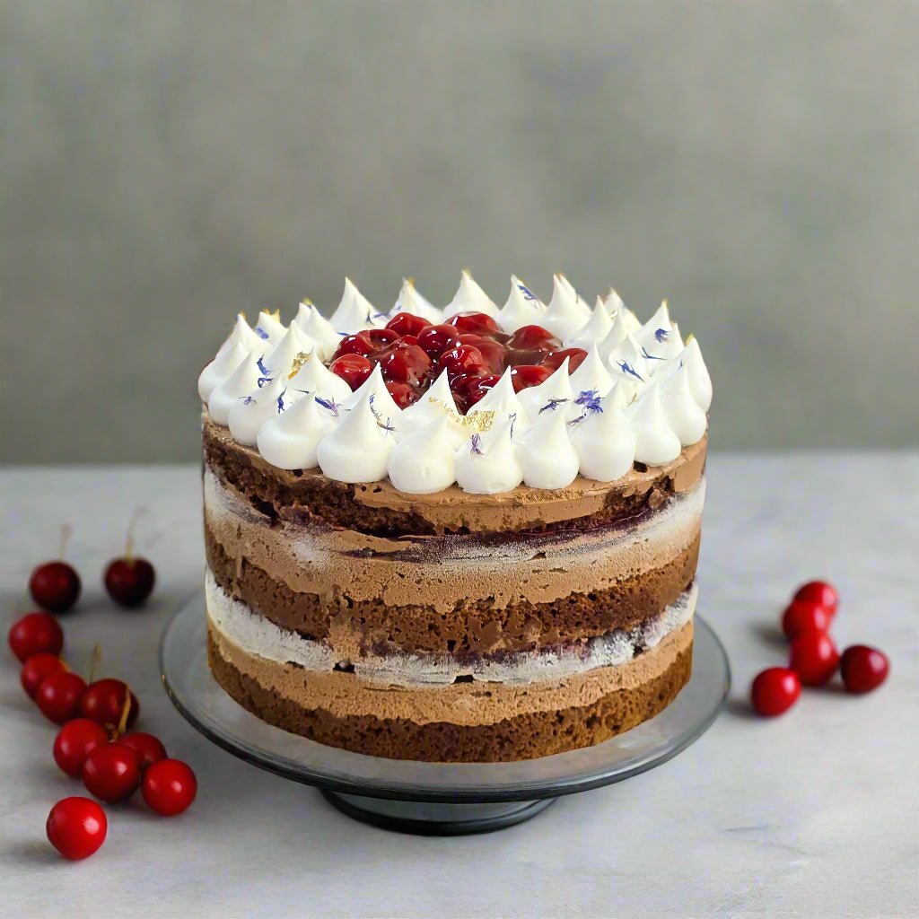 Vegan Black Forest - Whole Cake (5 - days Pre - order) - SK Homemade Cakes