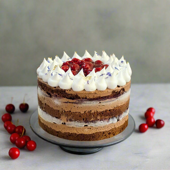 Vegan Black Forest - Whole Cake (5 - days Pre - order) - SK Homemade Cakes