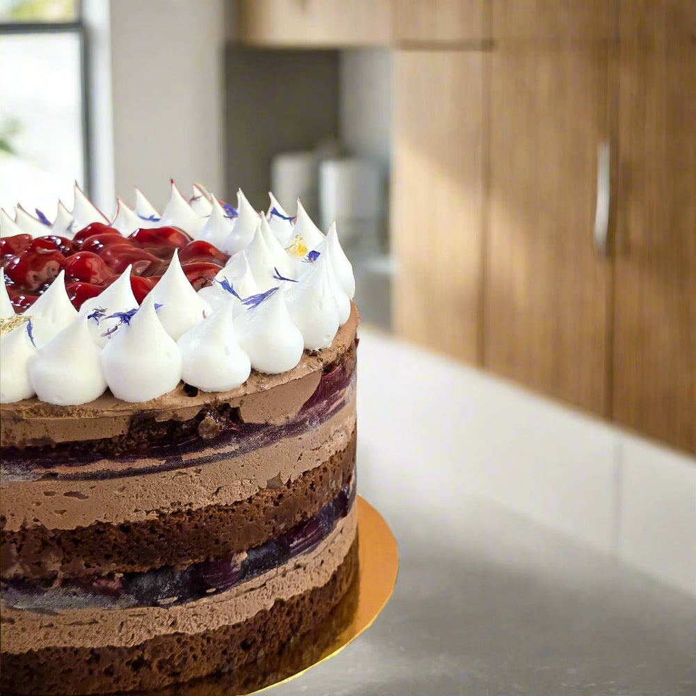 Vegan Black Forest - Whole Cake (5 - days Pre - order) - SK Homemade Cakes