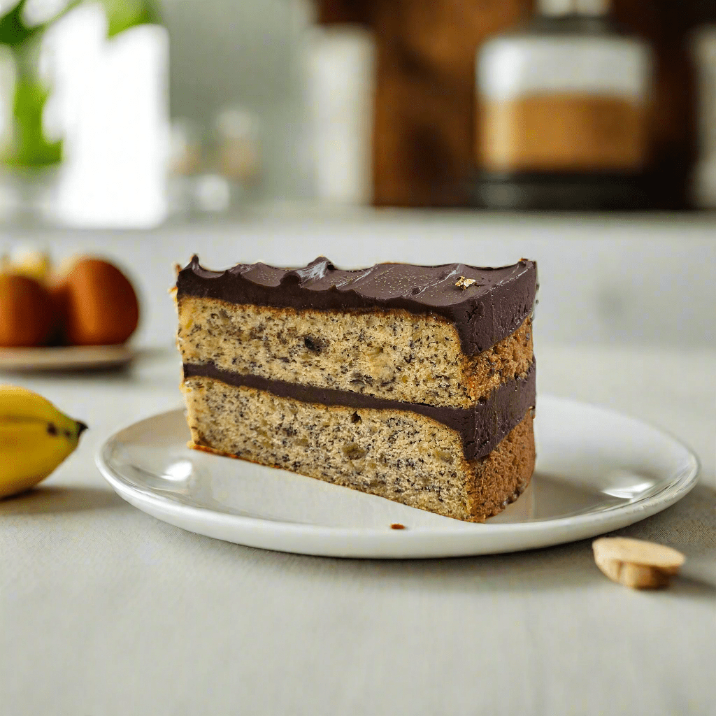 Vegan Chocolate Banana Cake - Whole Cake (5 - days Pre - order) - SK Homemade Cakes