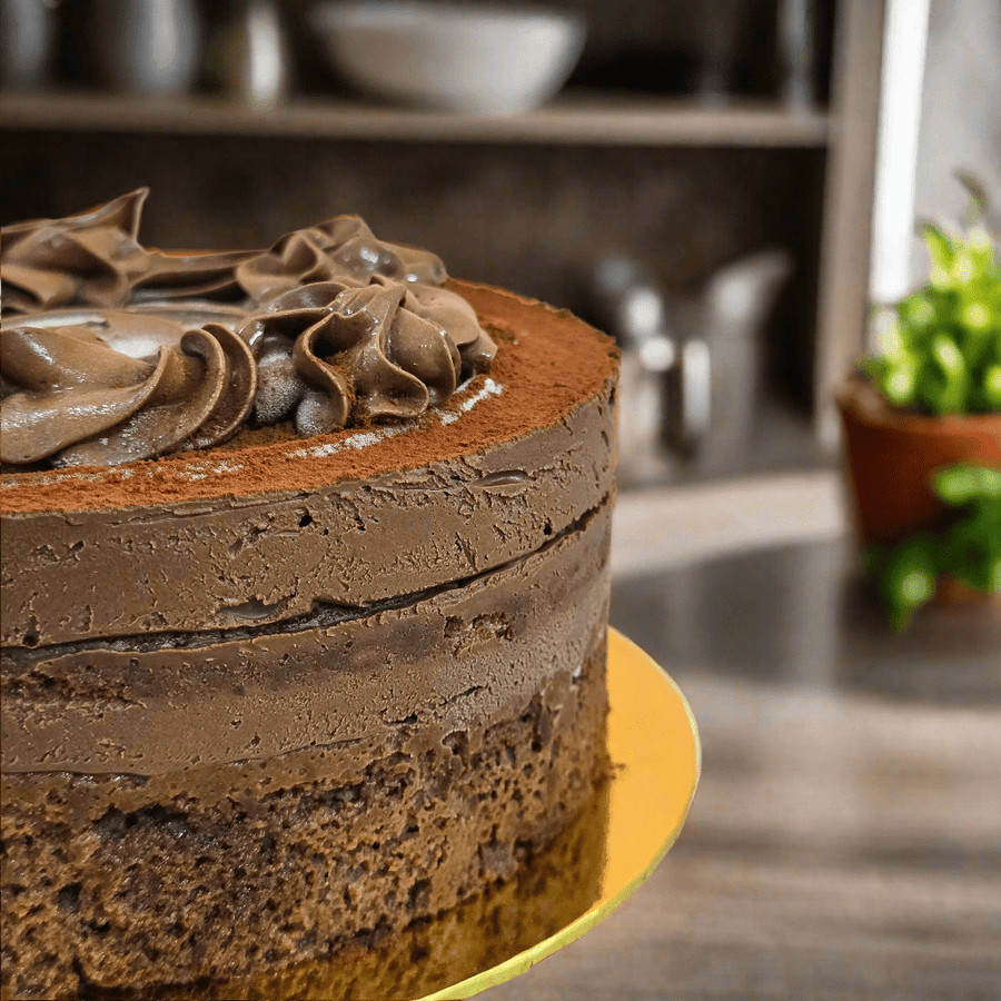 Vegan Chocolate Cake 1pc - Slice Cake (Available Daily) - SK Homemade Cakes