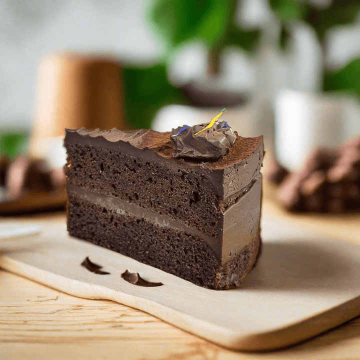 Vegan Chocolate Cake 1pc - Slice Cake (Available Daily) - SK Homemade Cakes