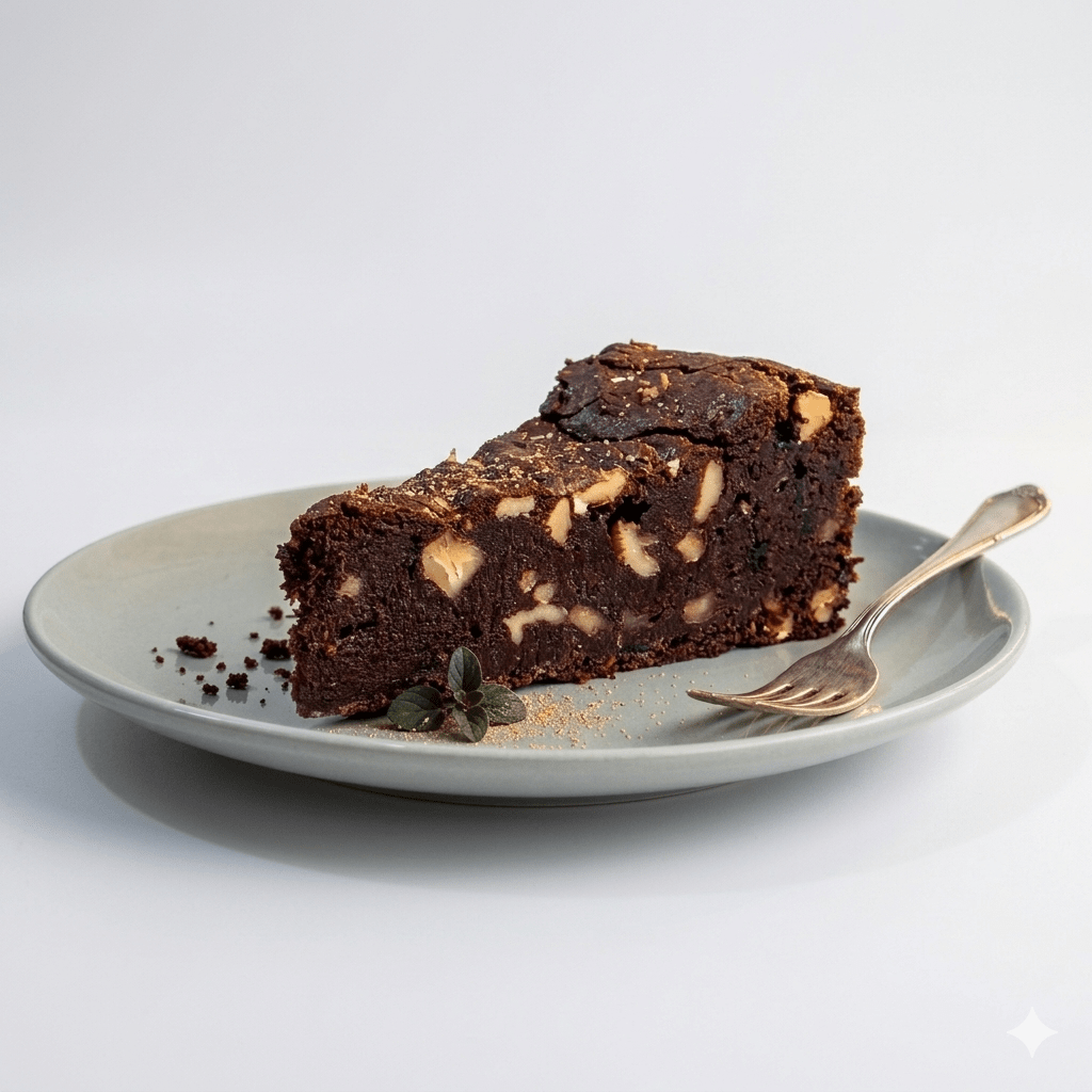 Vegan Gluten - Free Walnut Brownie - 1pc Slice Cake (Available Daily) - SK Homemade Cakes