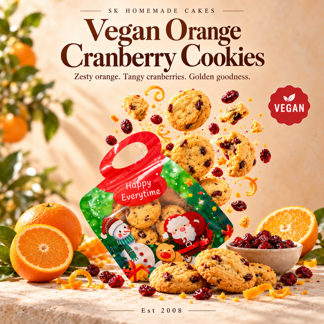 Vegan Orange Cranberry Cookies - Available Daily