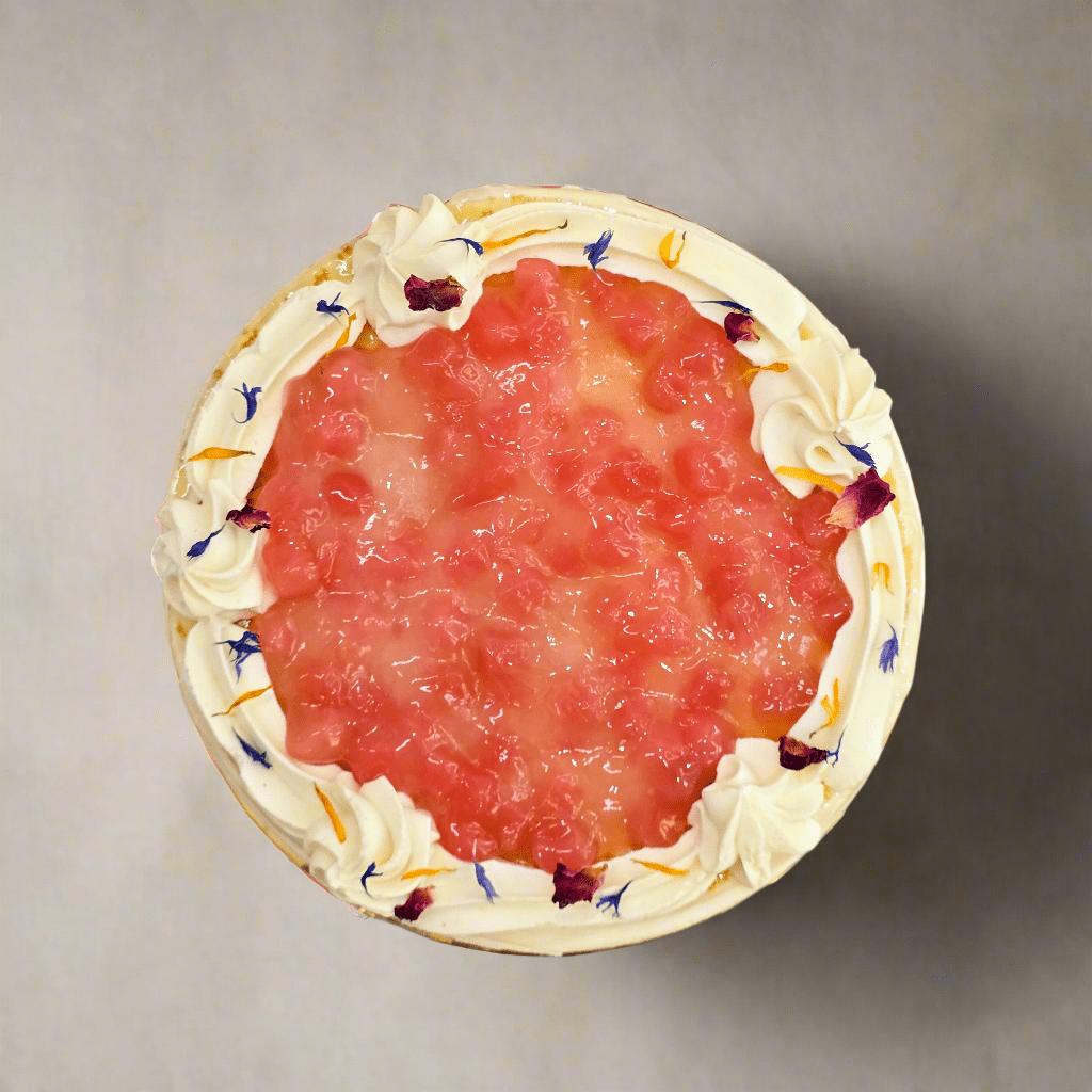 White Peach Oolong Tea Mille Crepe - 15cm Whole Cake (Available Daily) - SK Homemade Cakes