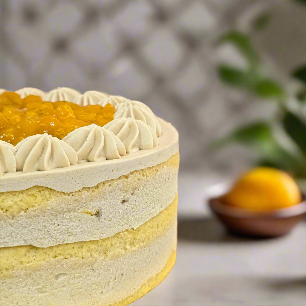 Wuyi Mango Lime Cake - 15cm Whole Cake (Available Daily) - SK Homemade Cakes