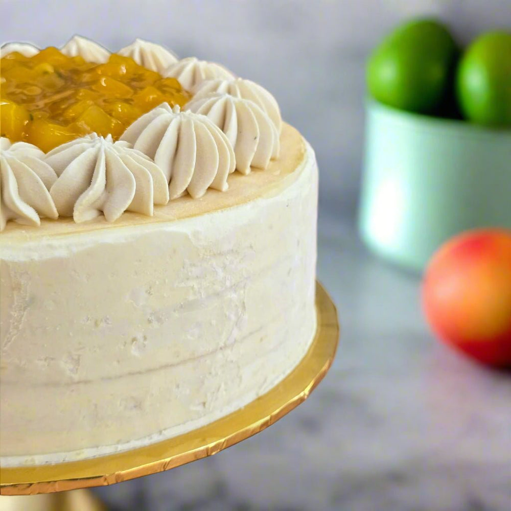 Wuyi Mango Lime Mille Crepes - Whole Cake (5 - days Pre - order) - SK Homemade Cakes