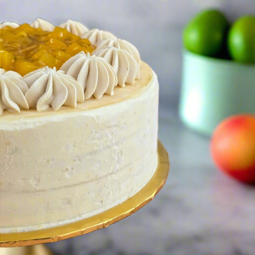 Wuyi Mango Lime Mille Crepes - Whole Cake (5 - days Pre - order) - SK Homemade Cakes