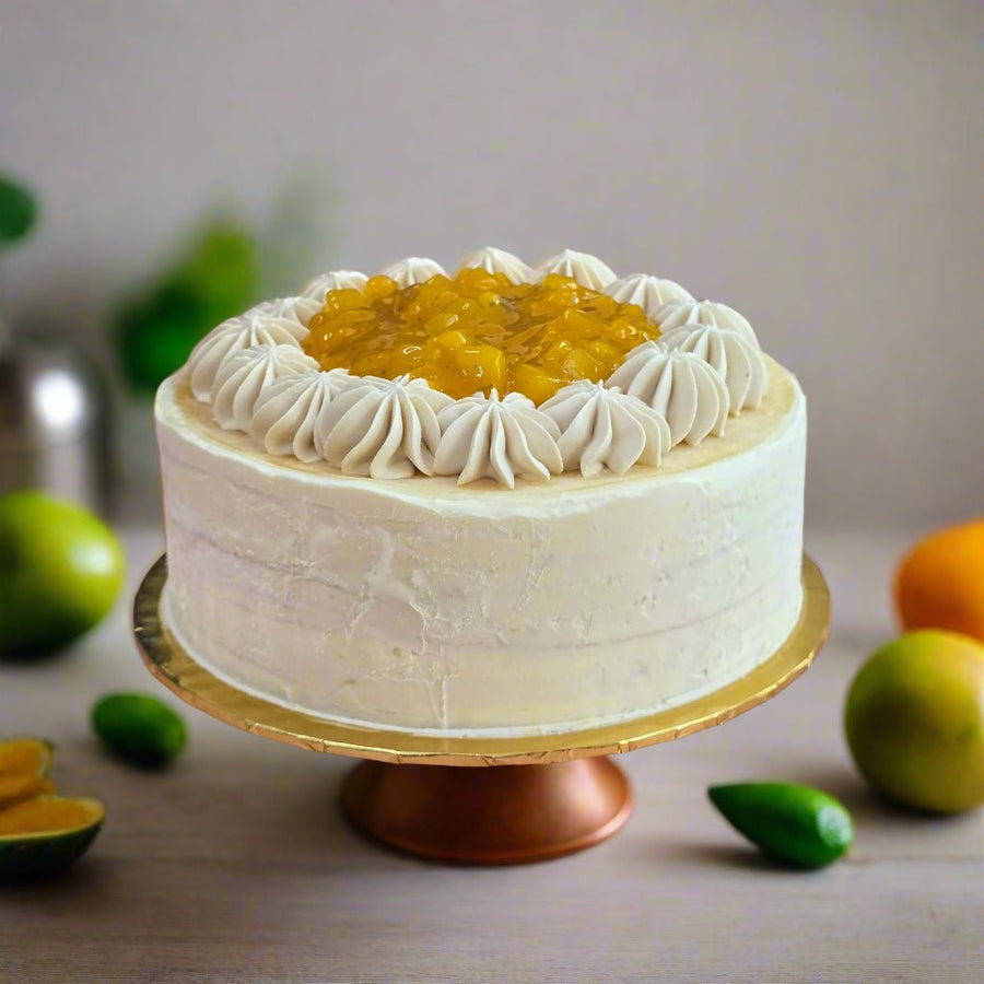 Wuyi Mango Lime Mille Crepes - Whole Cake (5 - days Pre - order) - SK Homemade Cakes