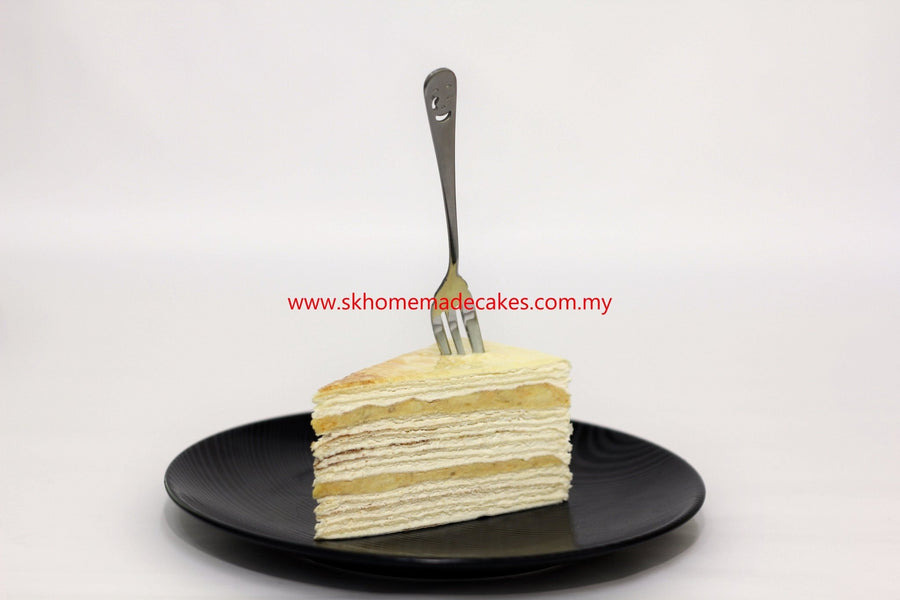 1pc Durianlicious Mille Crepe (Available Daily) - SK Homemade Cakes-Slice 1pc--