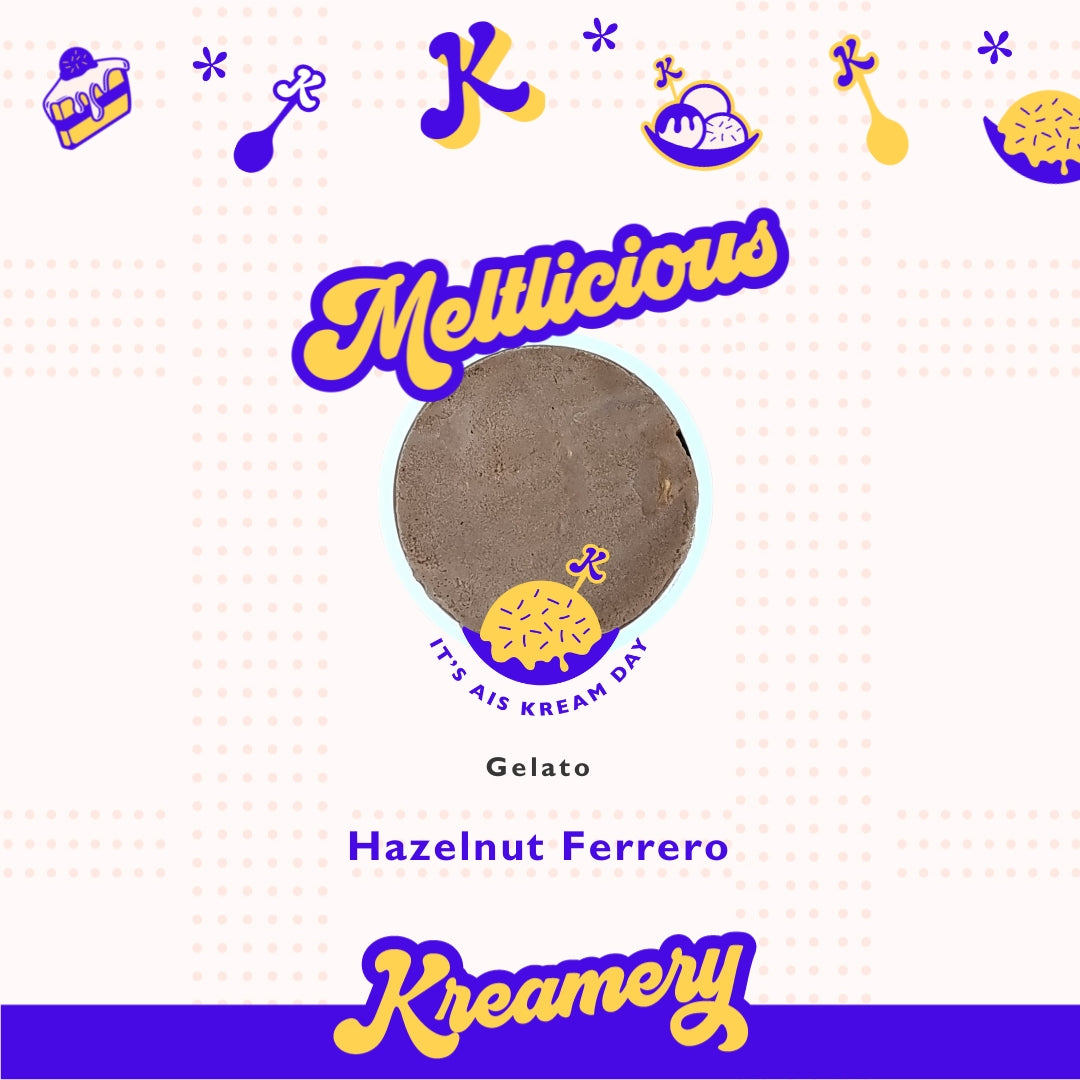 Hazelnut Ferrero Gelato -Available Daily