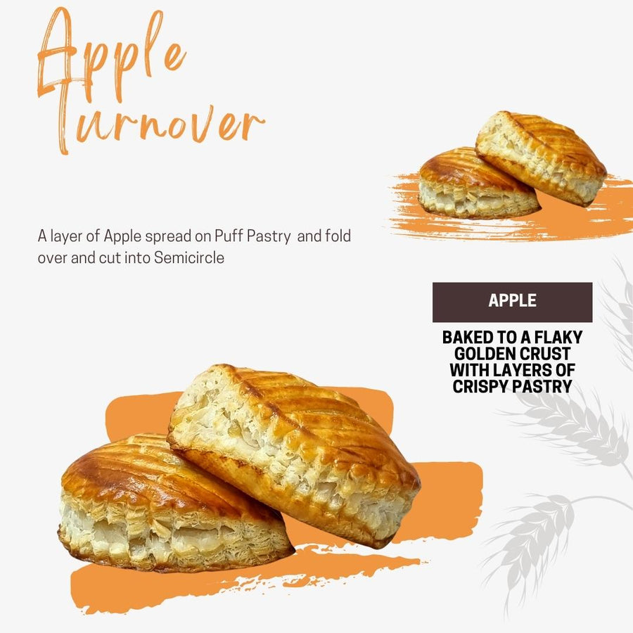 Apple Turnover - (Available Daily) - SK Homemade Cakes-1pc-Ready to Eat-