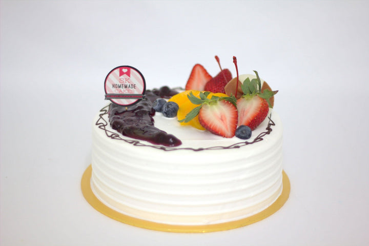 Blueberry Cake - Whole Cake (5-days Pre-order) - SK Homemade Cakes-Small 15cm--