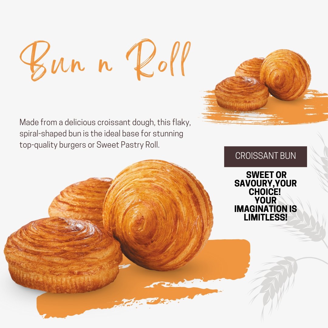 Bun n Roll 5pc - (Available Daily) Buns only without Filling - SK Homemade Cakes-5pc-Frozen-