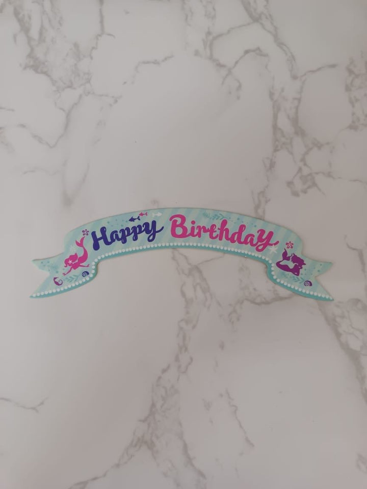 Cake Topper - Paper - SK Homemade Cakes-Happy Birthday 2--