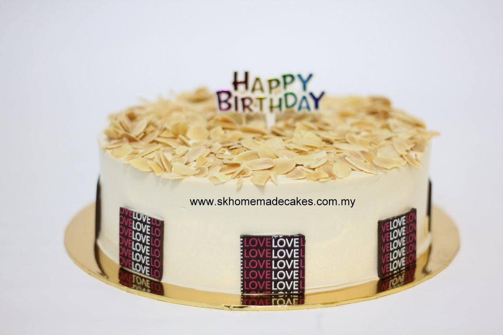 Coffee Almond Cake - Whole Cake (5-days Pre-order) - SK Homemade Cakes-Small 15cm--