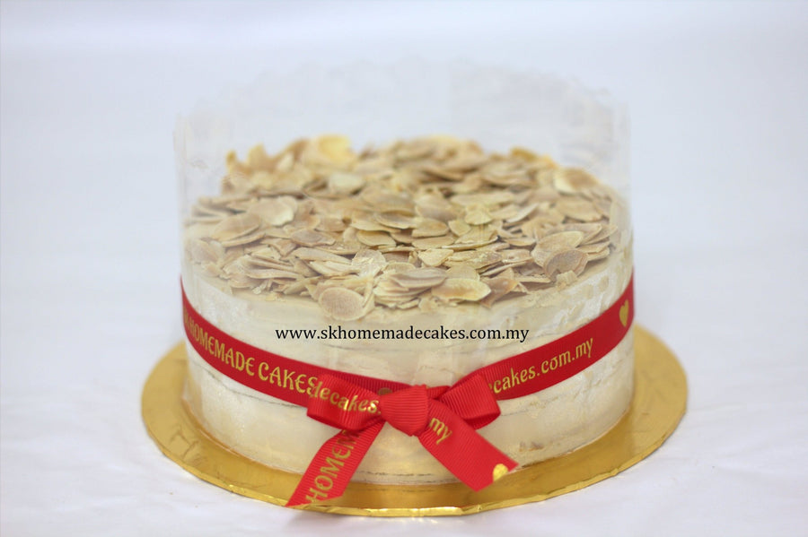 Coffee Almond Mille Crepes - Whole Cake (5-days Pre-order) - SK Homemade Cakes-Small 15cm--