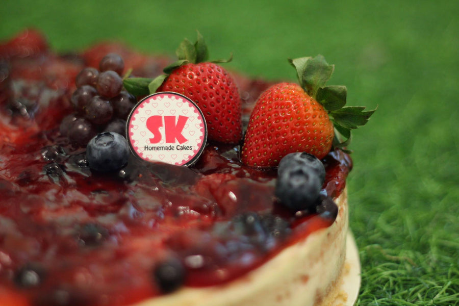Double Berry Cheesecake - Whole Cake (Available Daily) - SK Homemade Cakes-Small 15cm--