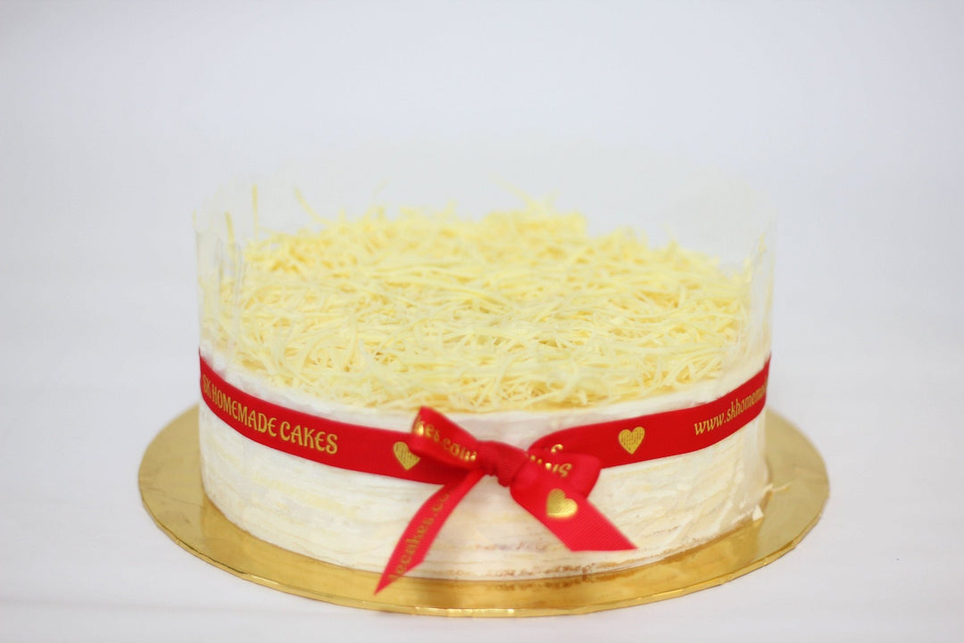 Double Fomage Mille Crepes - Whole Cake (5-days Pre-order) - SK Homemade Cakes-Small 15cm--