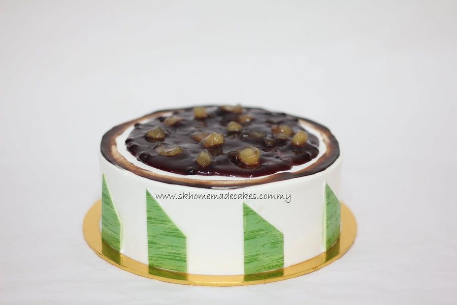 Eggless Apple Blueberry Cake - Whole Cake (5-days Pre-order) - SK Homemade Cakes-Small 15cm--