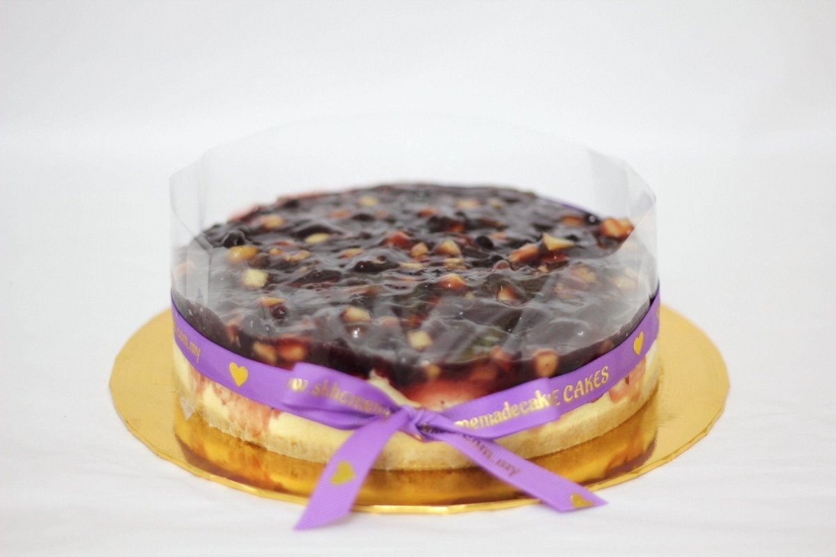 Eggless Apple Blueberry Cheesecake - Whole Cake (5 - days Pre - order) - SK Homemade Cakes