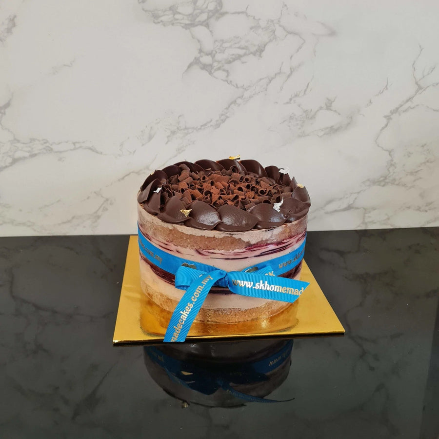 Eggless Black Forest Cake - 20cm Whole Cake (Available Daily) - SK Homemade Cakes-Medium 20cm--