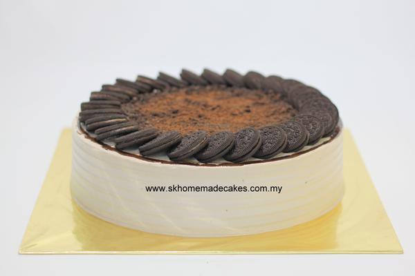 Eggless Chocolate Oreo Cake - 15cm Whole Cake (Available Daily) - SK Homemade Cakes-Small 15cm--