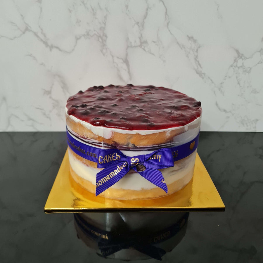 Eggless Mixed Berry Cake - Whole Cake (5-days Pre-order) - SK Homemade Cakes-Small 15cm--