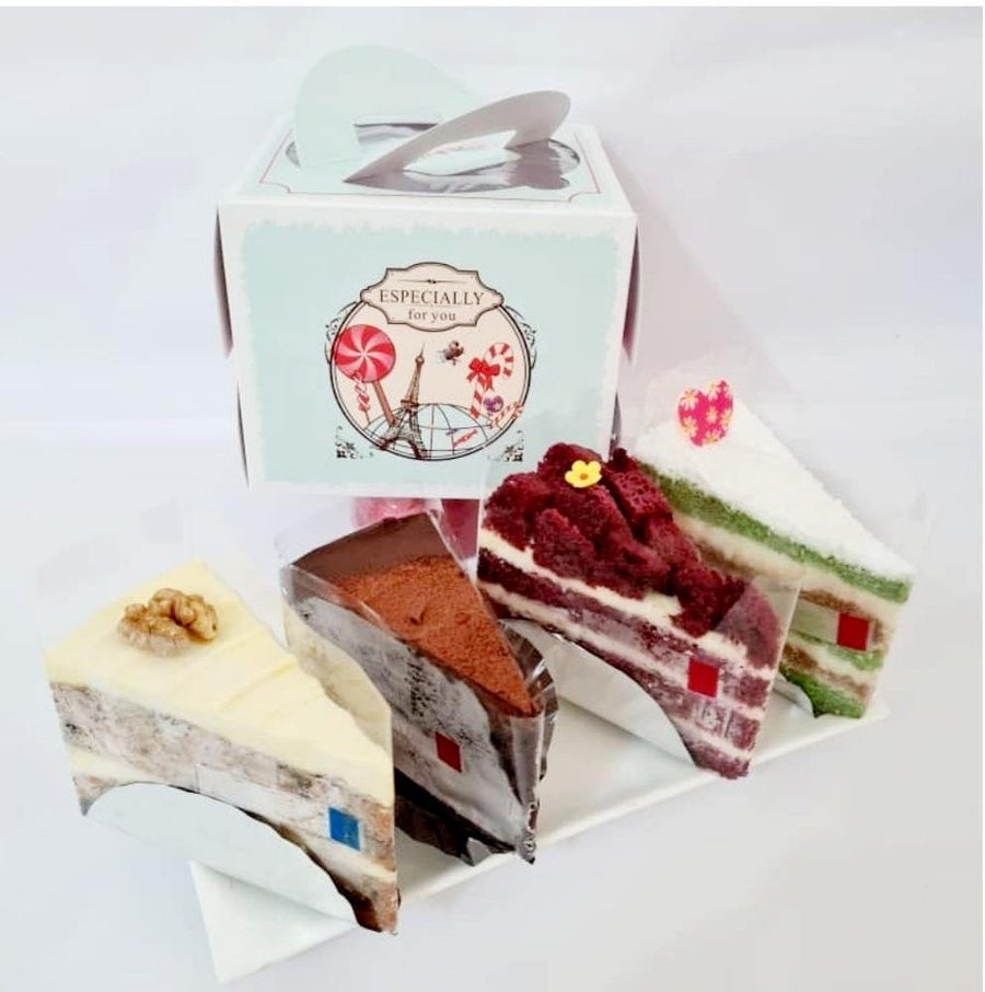 Fantastic Four Surprise Box (Box of 4slice) Available Daily - SK Homemade Cakes---
