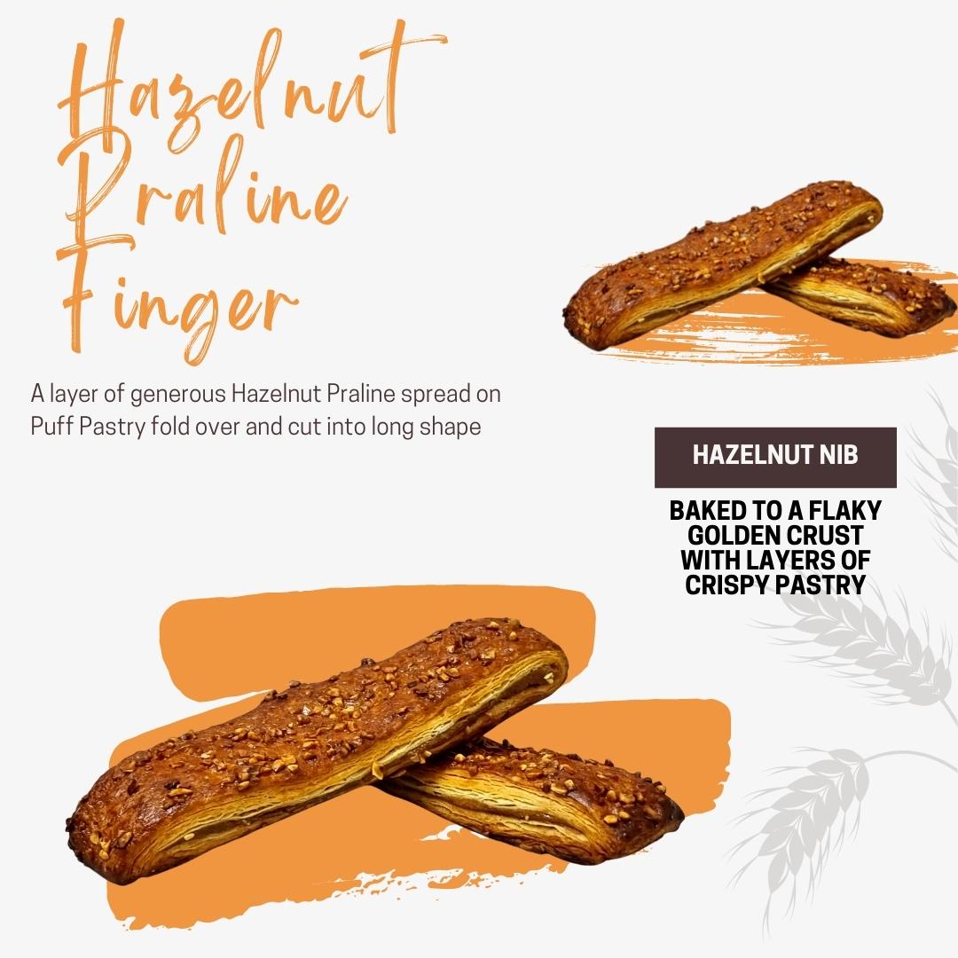 Hazelnut Praline Finger - (Available Daily) - SK Homemade Cakes-1pc-Ready to Eat-