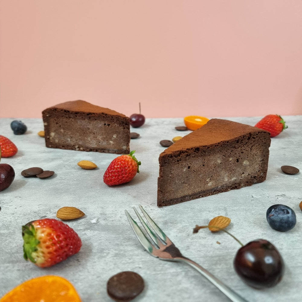 Keto Excellence Chocolate Almond Cake (Gluten Free) - 1pc Slice Cake (Available Daily) - SK Homemade Cakes-1 Slice--