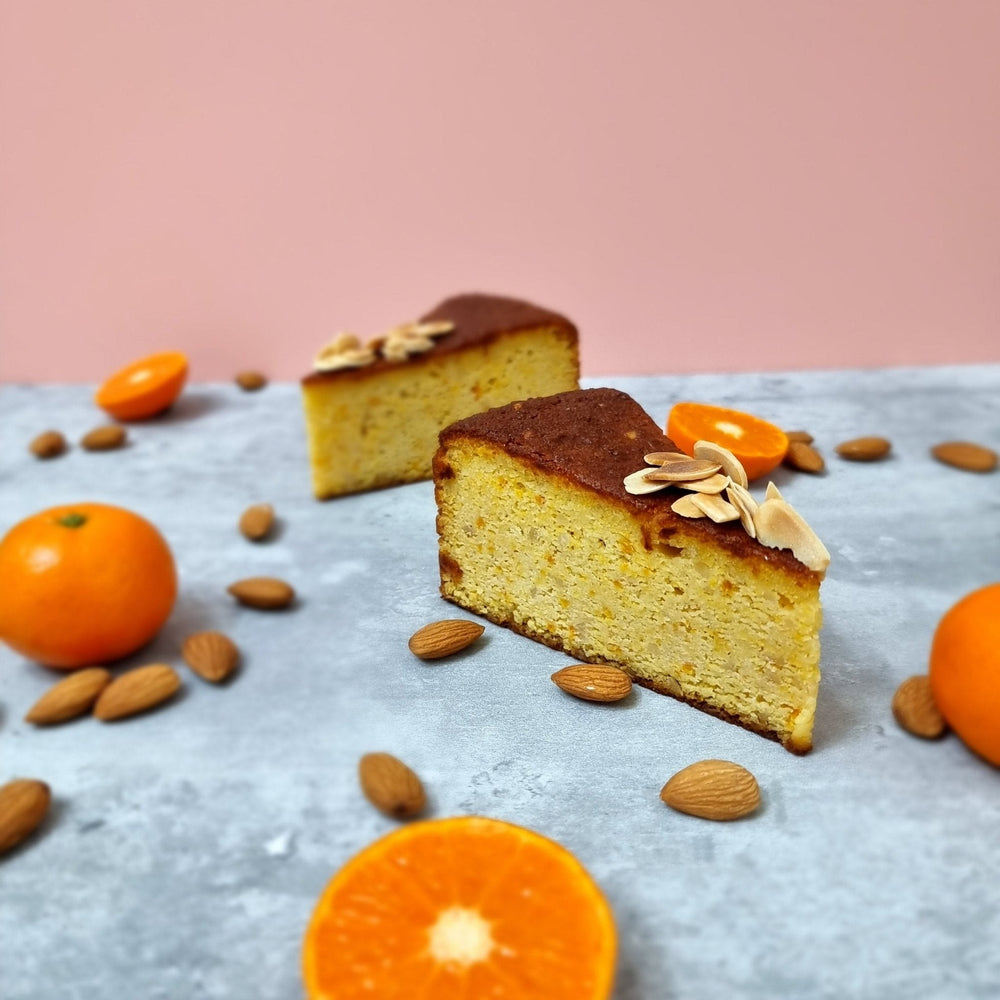 Keto Orange Almond Cake (Gluten Free) - 20cm Whole Cake (Available Daily) - SK Homemade Cakes-Medium 20cm--