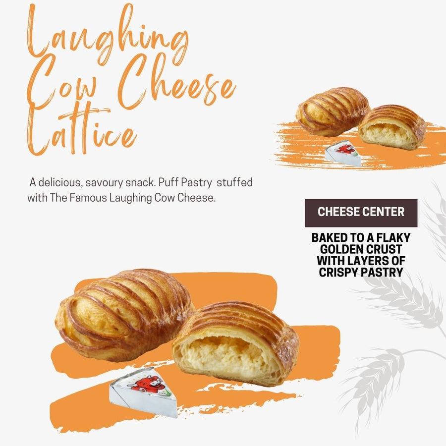 Laughing Cow Cheese Lattice 1pc - (Available Daily) - SK Homemade Cakes-1pc-Ready to Eat-